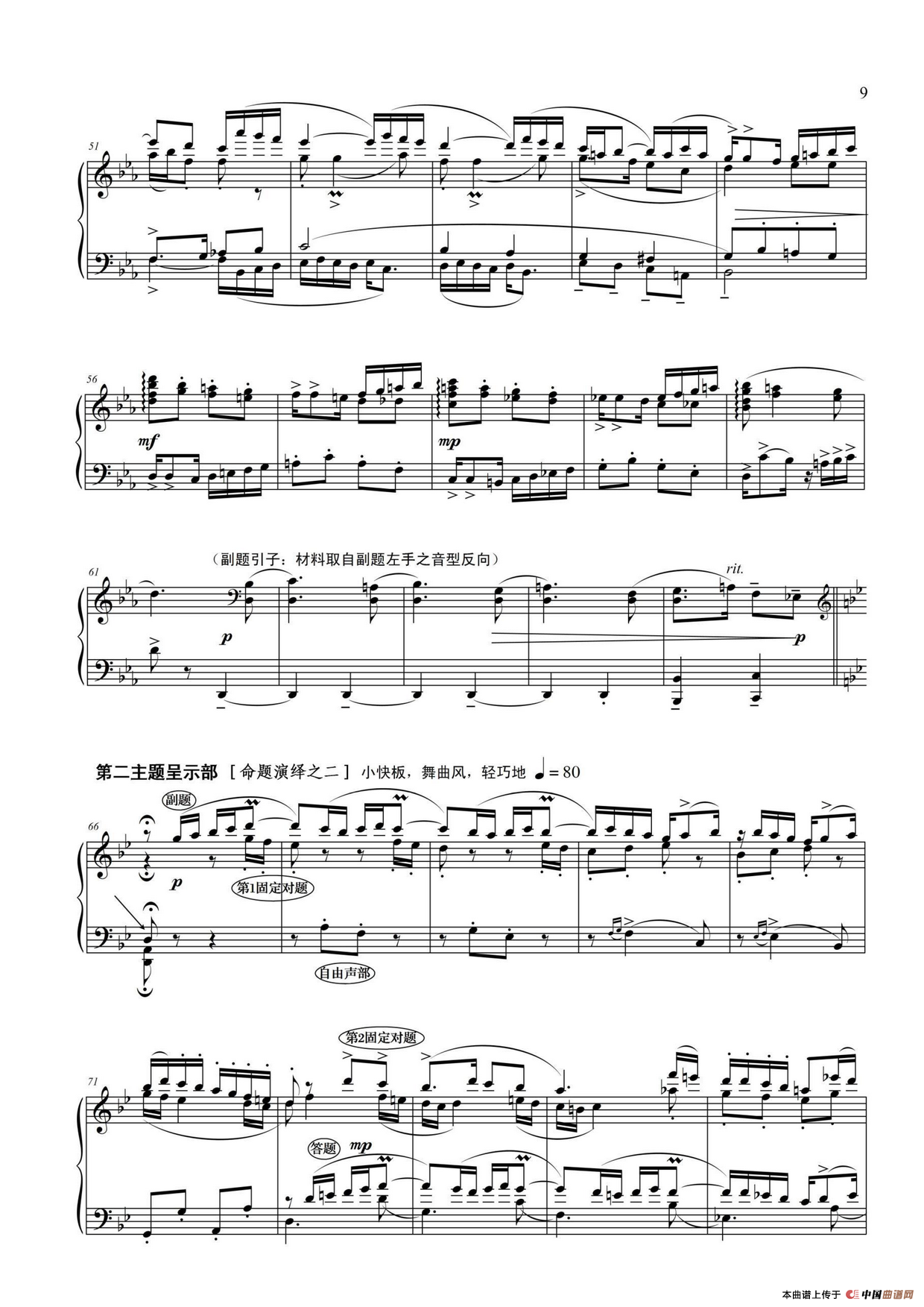 钢琴大赋格·哲学的沉思与辉煌（第三乐章 大赋格——哲学的沉思）