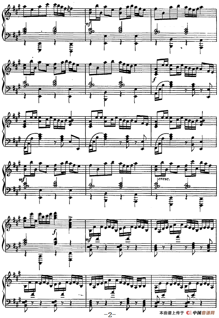 钢琴独奏·革命现代舞剧《红色娘子军》组曲（1．娘子军操练）