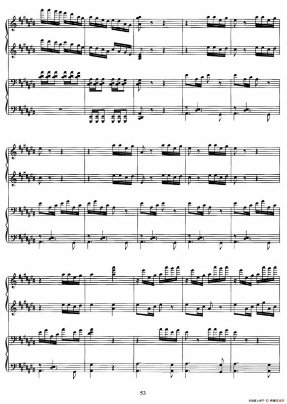 杜鹃花开（四手联弹）