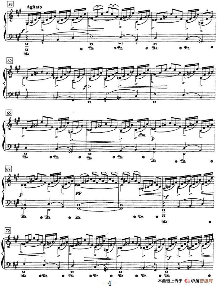 钢琴教程第八级 中外乐曲（小丑 Op.3 No.4）