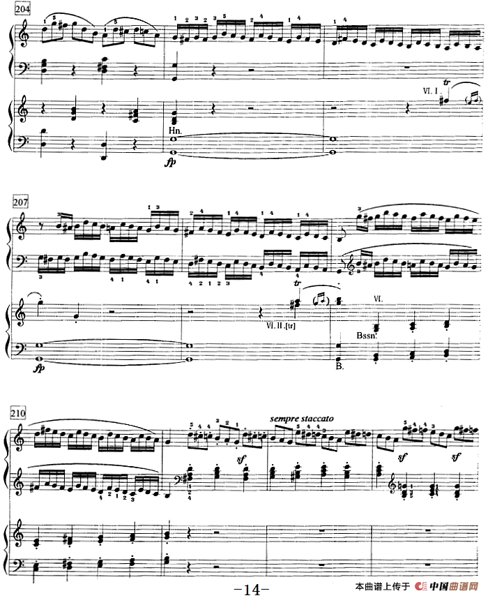 钢琴教程第八级 大型乐曲（C大调第一钢琴协奏曲 Op.15 第一乐章）