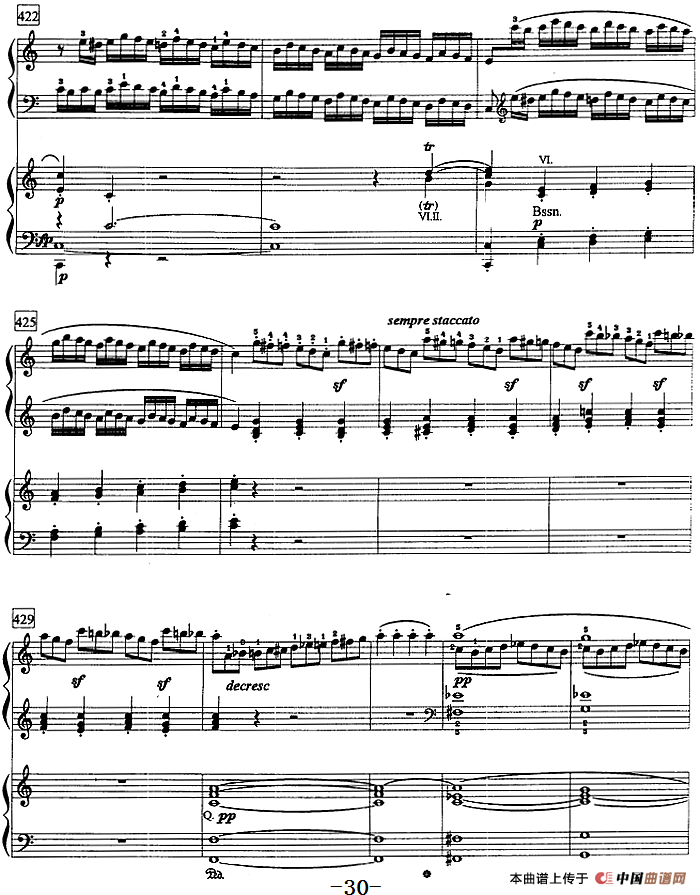 钢琴教程第八级 大型乐曲（C大调第一钢琴协奏曲 Op.15 第一乐章）