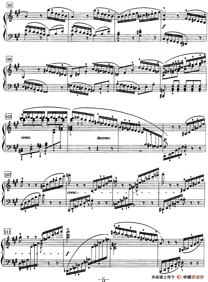 钢琴教程第八级 大型乐曲（A大调奏鸣曲 Op.120 第三乐章）