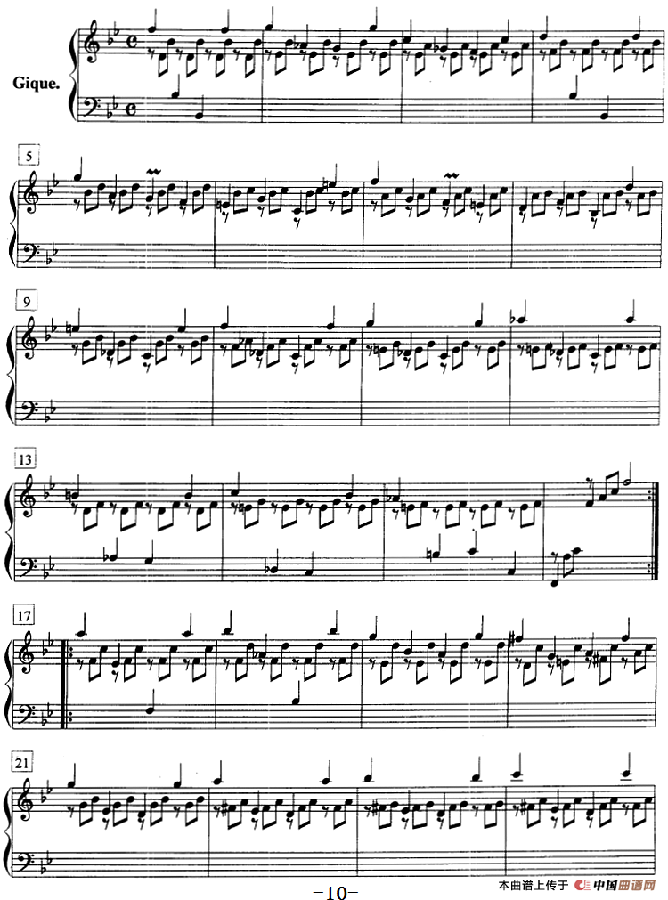 钢琴教程第七级 复调曲 帕蒂塔（第一套）