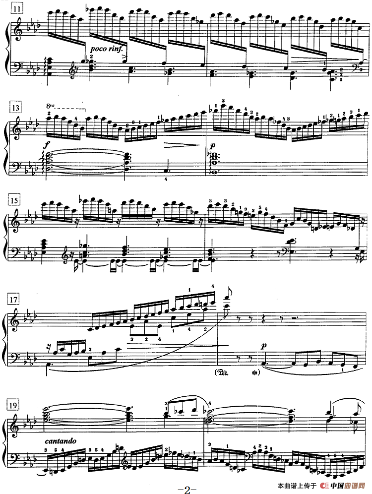 钢琴教程第七级 练习曲（OP.72 No.11）