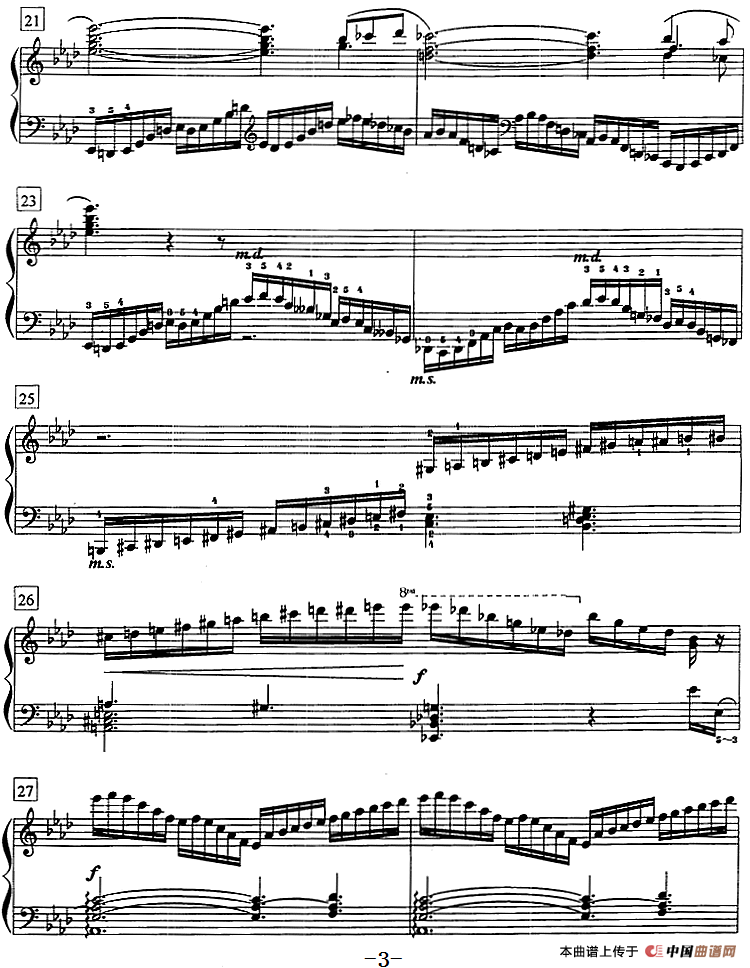 钢琴教程第七级 练习曲（OP.72 No.11）