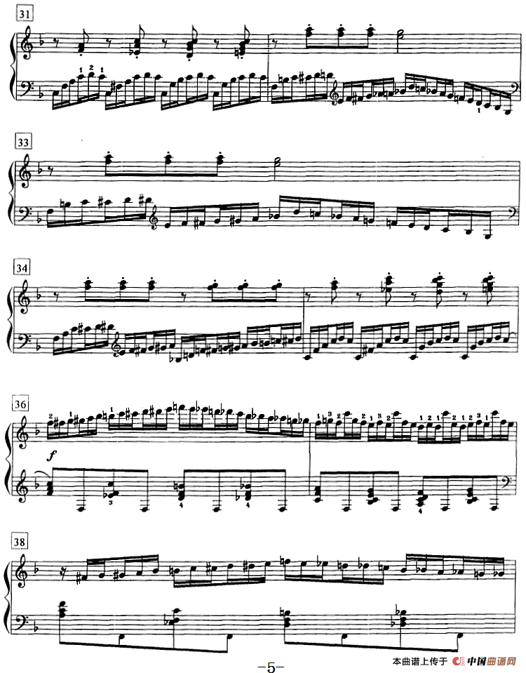钢琴教程第七级 练习曲（Op.72 No.6）