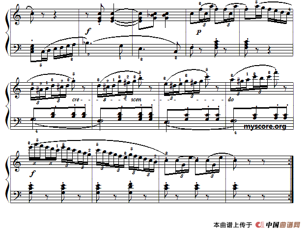 车尔尼599第80首曲谱及练习指导