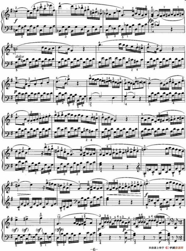不可不弹的世界钢琴名曲：奏鸣曲（C大调）