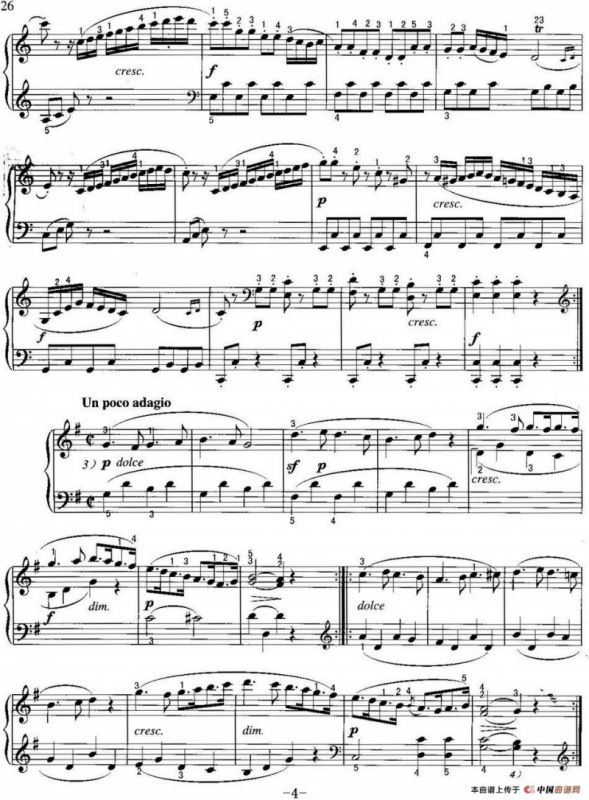 不可不弹的世界钢琴名曲：小奏鸣曲Op.36-3