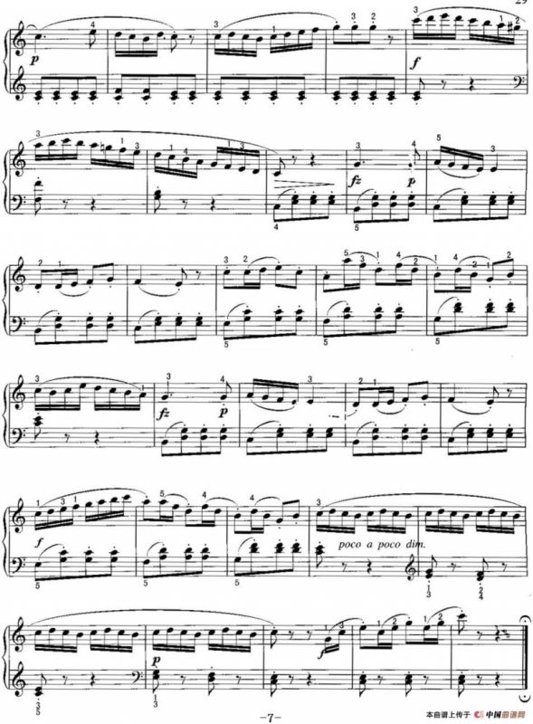 不可不弹的世界钢琴名曲：小奏鸣曲Op.36-3