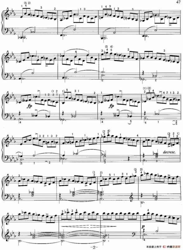 不可不弹的世界钢琴名曲：即兴曲（第2首）