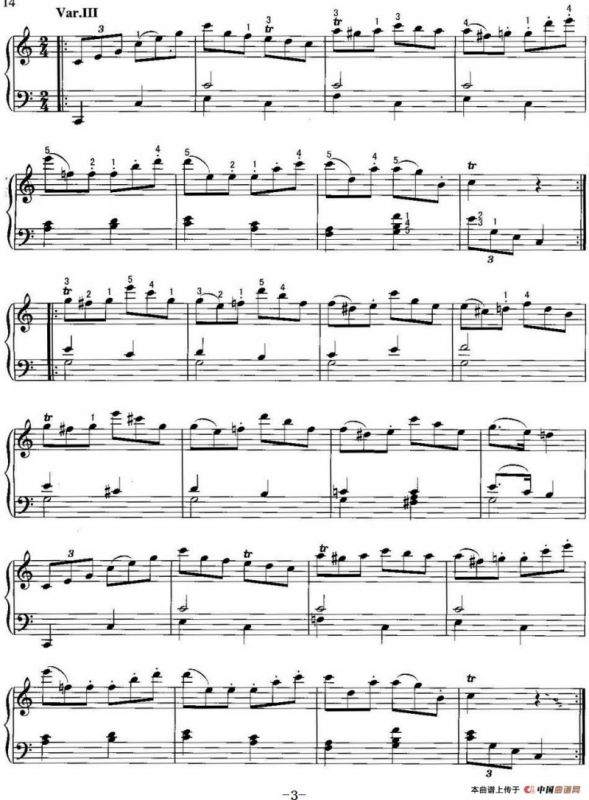 不可不弹的世界钢琴名曲：“星星”变奏曲