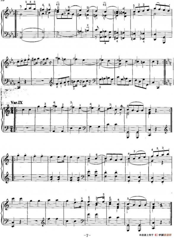 不可不弹的世界钢琴名曲：“星星”变奏曲