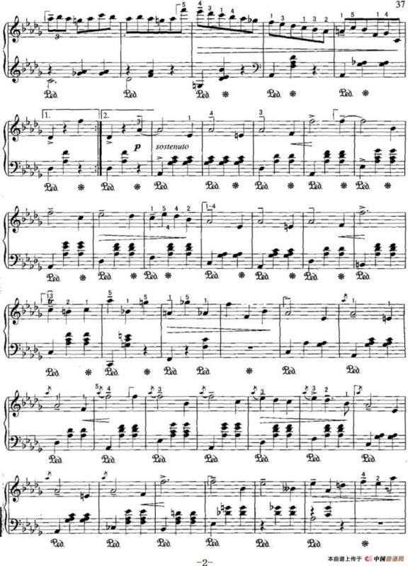 不可不弹的世界钢琴名曲：“小狗”圆舞曲（降D大调）