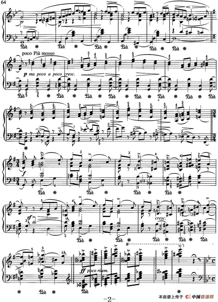 不可不弹的世界钢琴名曲：船歌