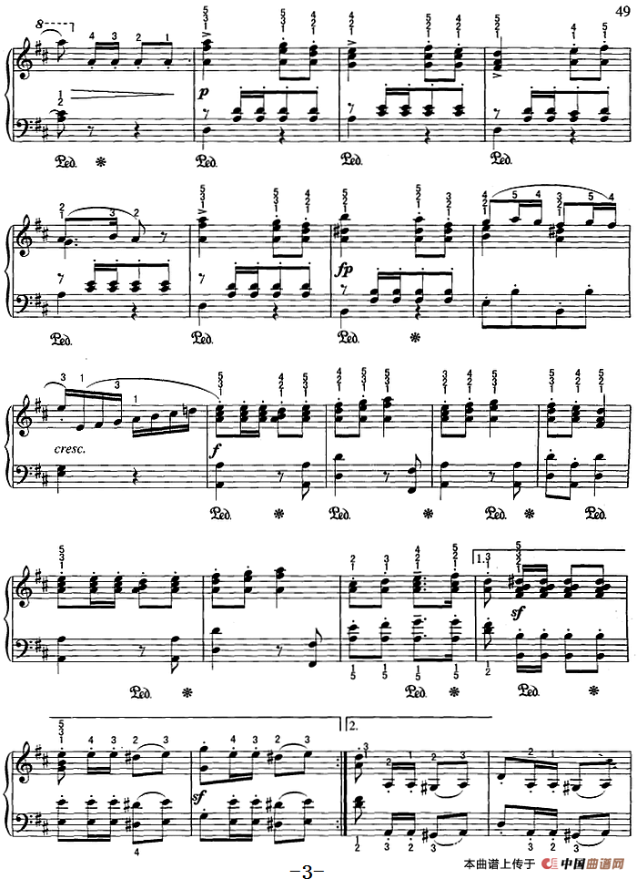 不可不弹的世界钢琴名曲：军队进行曲