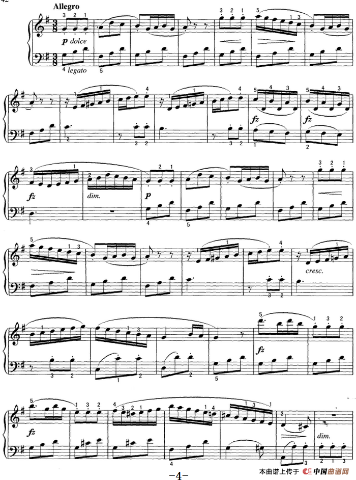 不可不弹的世界钢琴名曲：小奏鸣曲Op.36-2