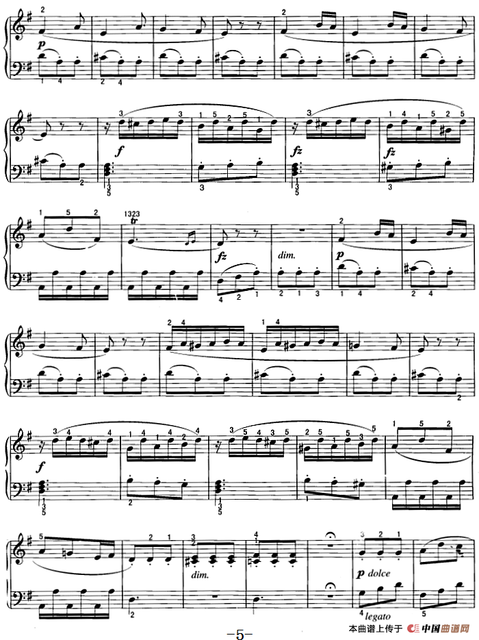 不可不弹的世界钢琴名曲：小奏鸣曲Op.36-2