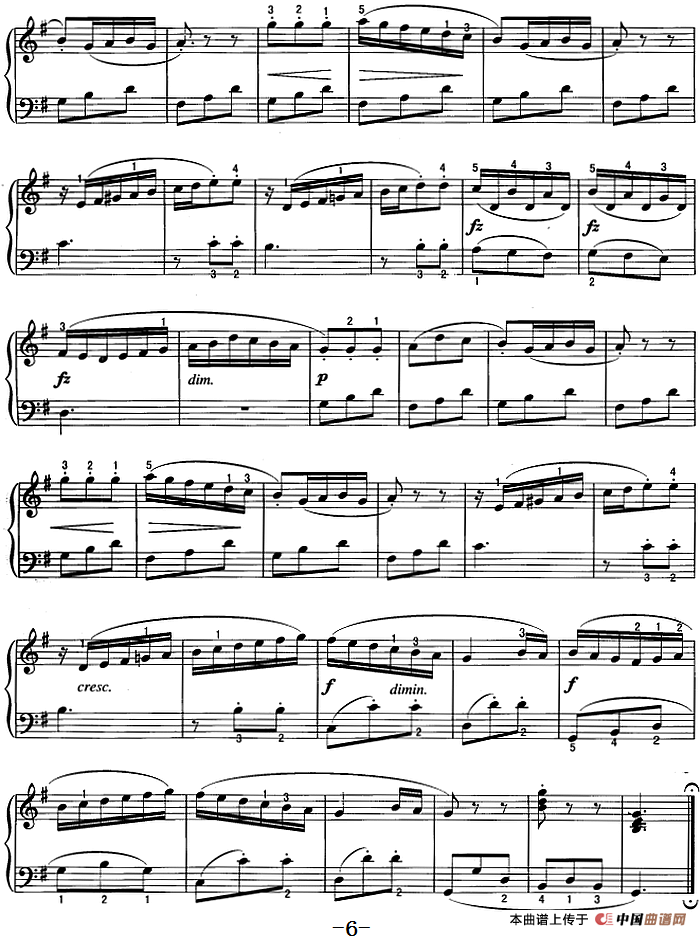 不可不弹的世界钢琴名曲：小奏鸣曲Op.36-2