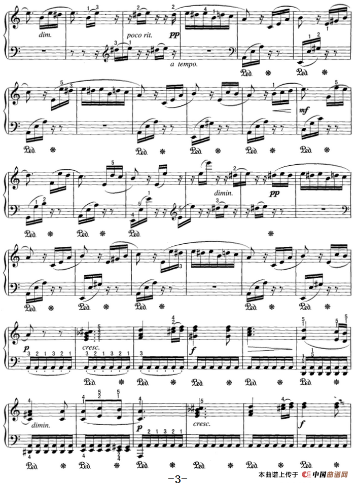 不可不弹的世界钢琴名曲：献给爱丽丝