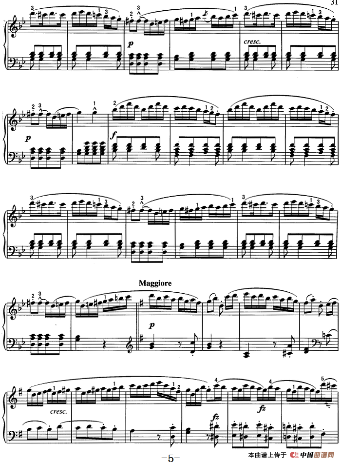 不可不弹的世界钢琴名曲：吉普赛回旋曲