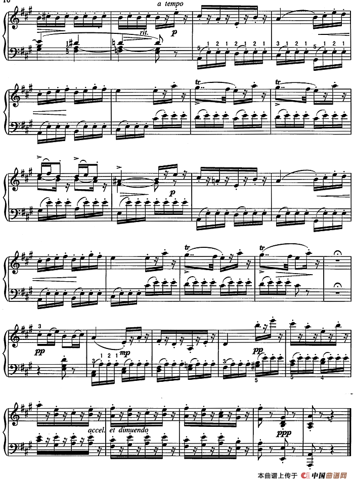 不可不弹的世界钢琴名曲：加沃特舞曲（选自《迷娘》）