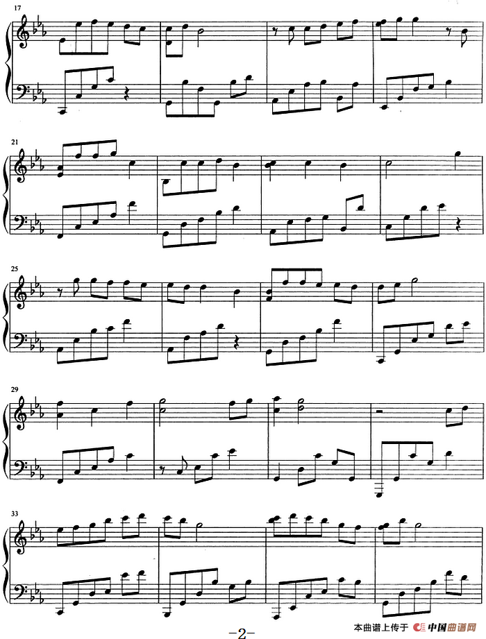 流行歌曲改编的钢琴曲：小小