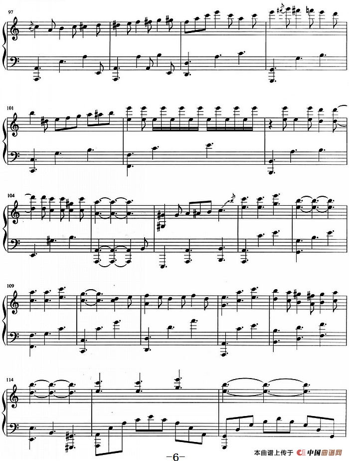 流行歌曲改编的钢琴曲：我的快乐