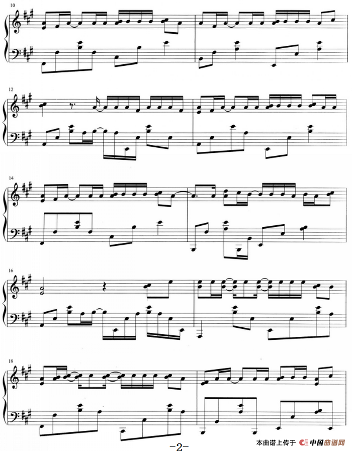 流行歌曲改编的钢琴曲：稻香