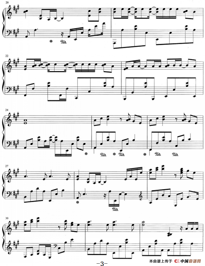 流行歌曲改编的钢琴曲：稻香