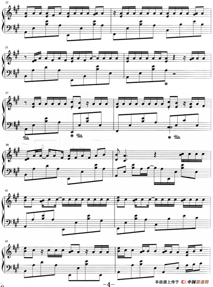 流行歌曲改编的钢琴曲：稻香