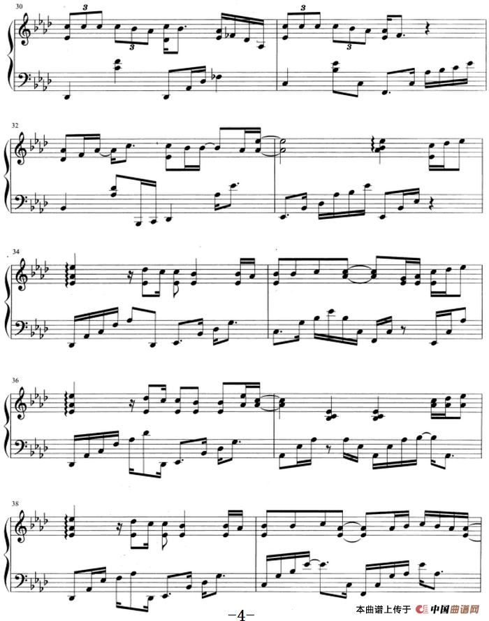 流行歌曲改编的钢琴曲：彩虹弯弯