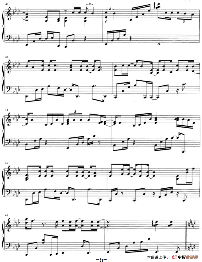 流行歌曲改编的钢琴曲：彩虹弯弯