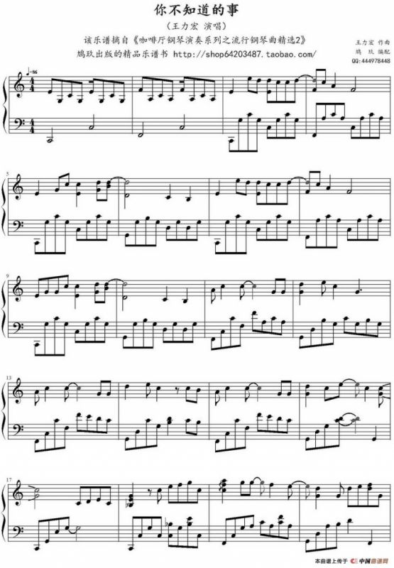 你不知道的事（鸠玖编配版）
