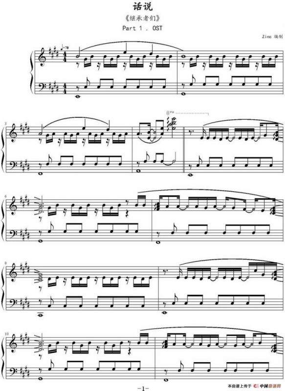 话说（电视剧《继承者们》主题曲）