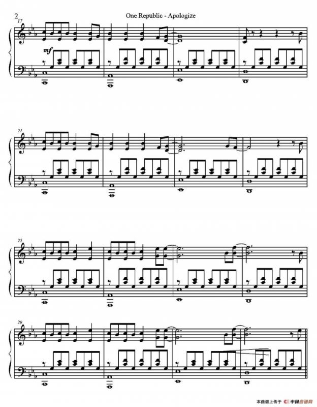 One Republic - Apologize