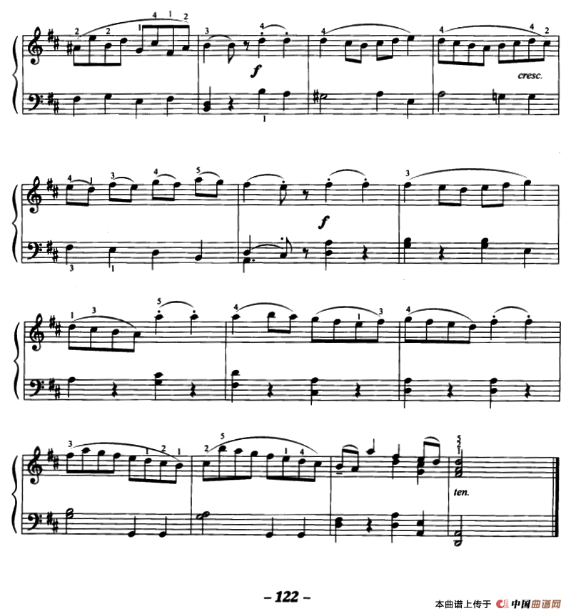 D大调加伏特舞曲