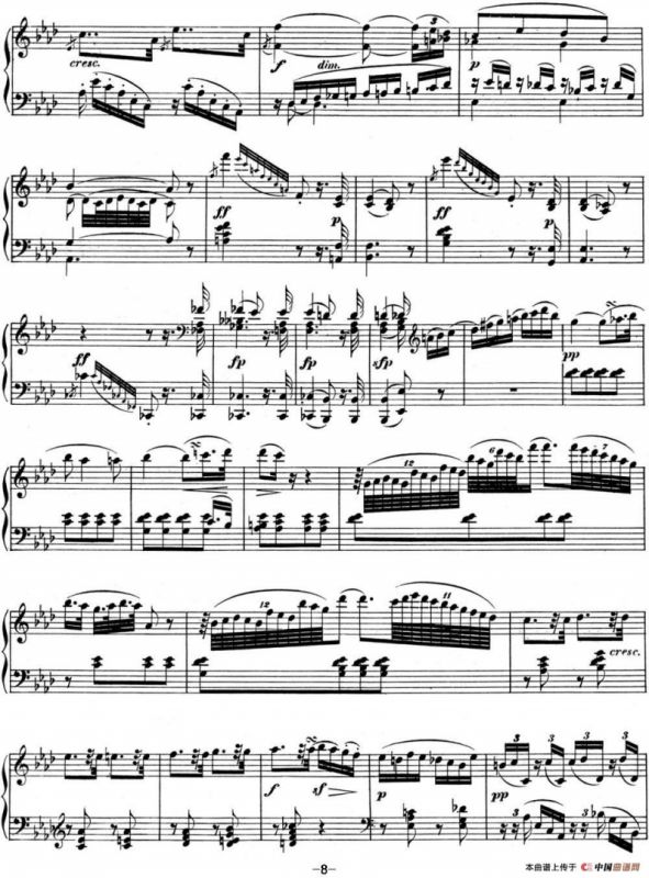 贝多芬钢琴奏鸣曲05 c小调 op.10 No.1 C minor3