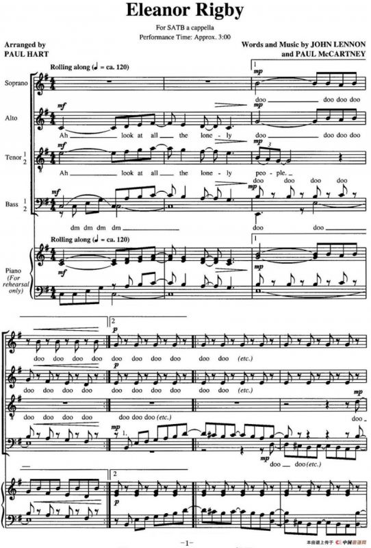 Eleanor Rigby（四重奏）