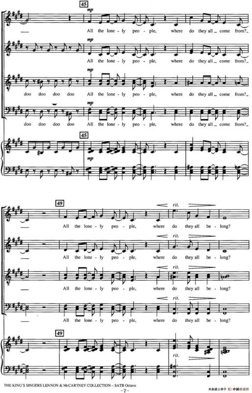 Eleanor Rigby（四重奏）