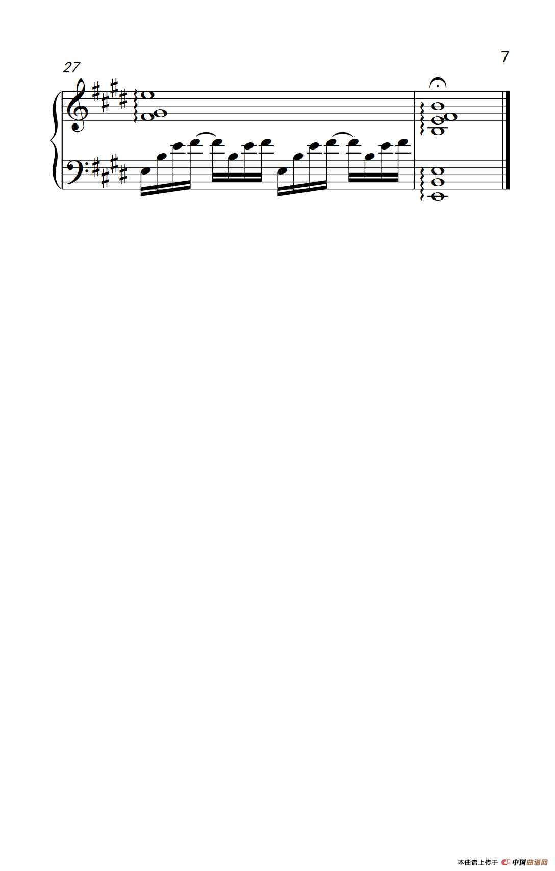 梨花又开放（《弹吧音教》制谱版）