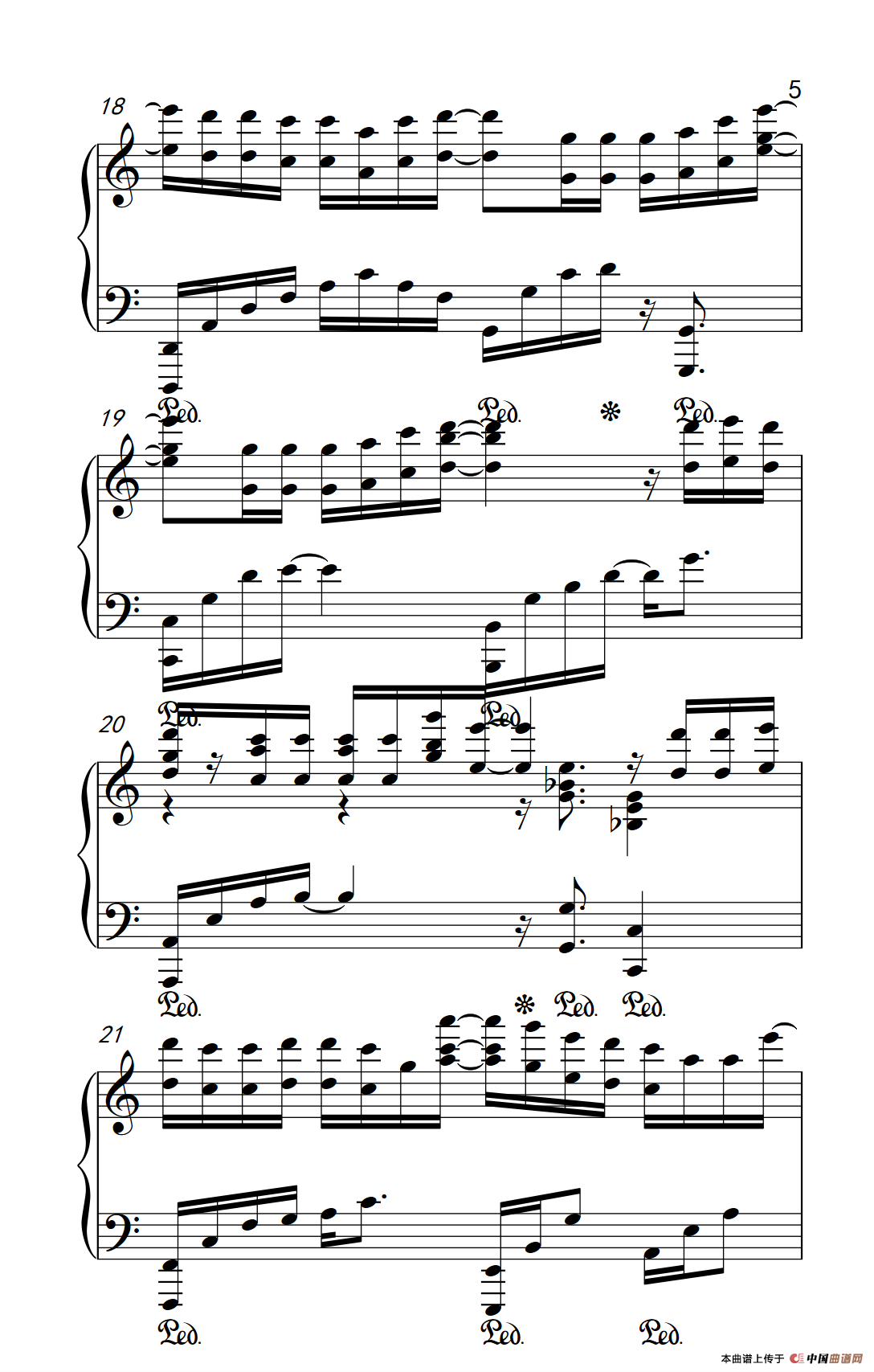 认真的雪（《弹吧音教》制谱版）