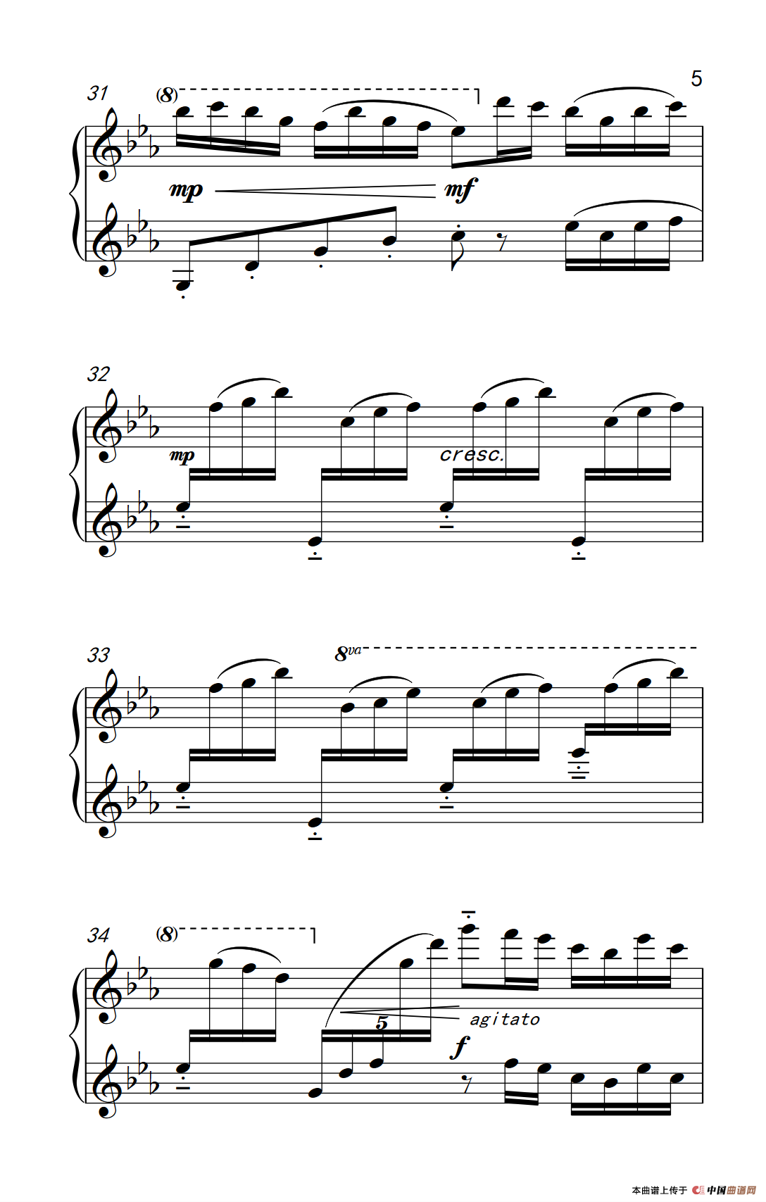 第九级3.旱天雷（中央音乐学院 钢琴（业余）考级教程 7-9级）