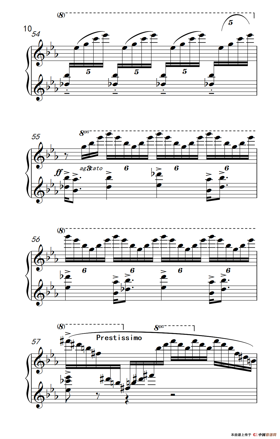 第九级3.旱天雷（中央音乐学院 钢琴（业余）考级教程 7-9级）