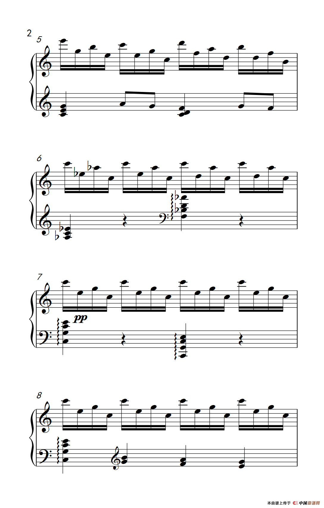 第九级1.前奏曲 Op.12 No.7（中央音乐学院 钢琴（业余）考级教程 7-9级）