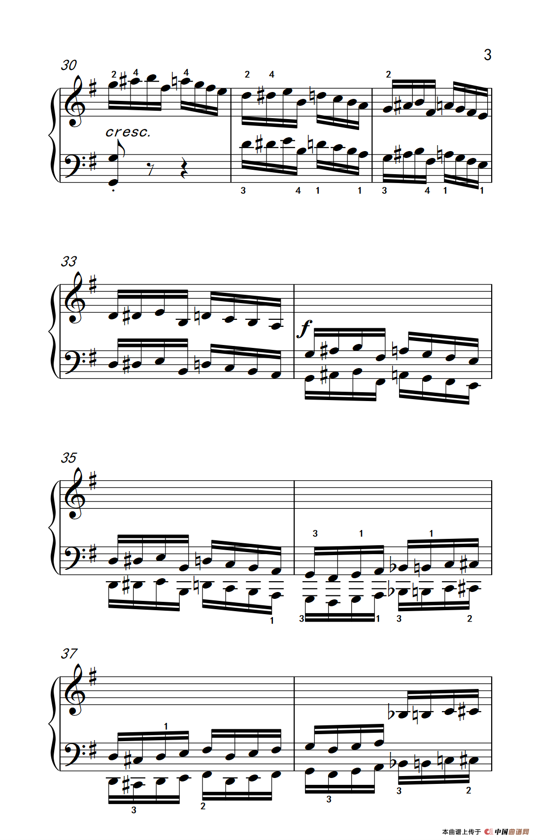 第九级2.G大调奏鸣曲 第一乐章 Op.31 No.1（中央音乐学院 钢琴（业余）考级教程 7-9级）