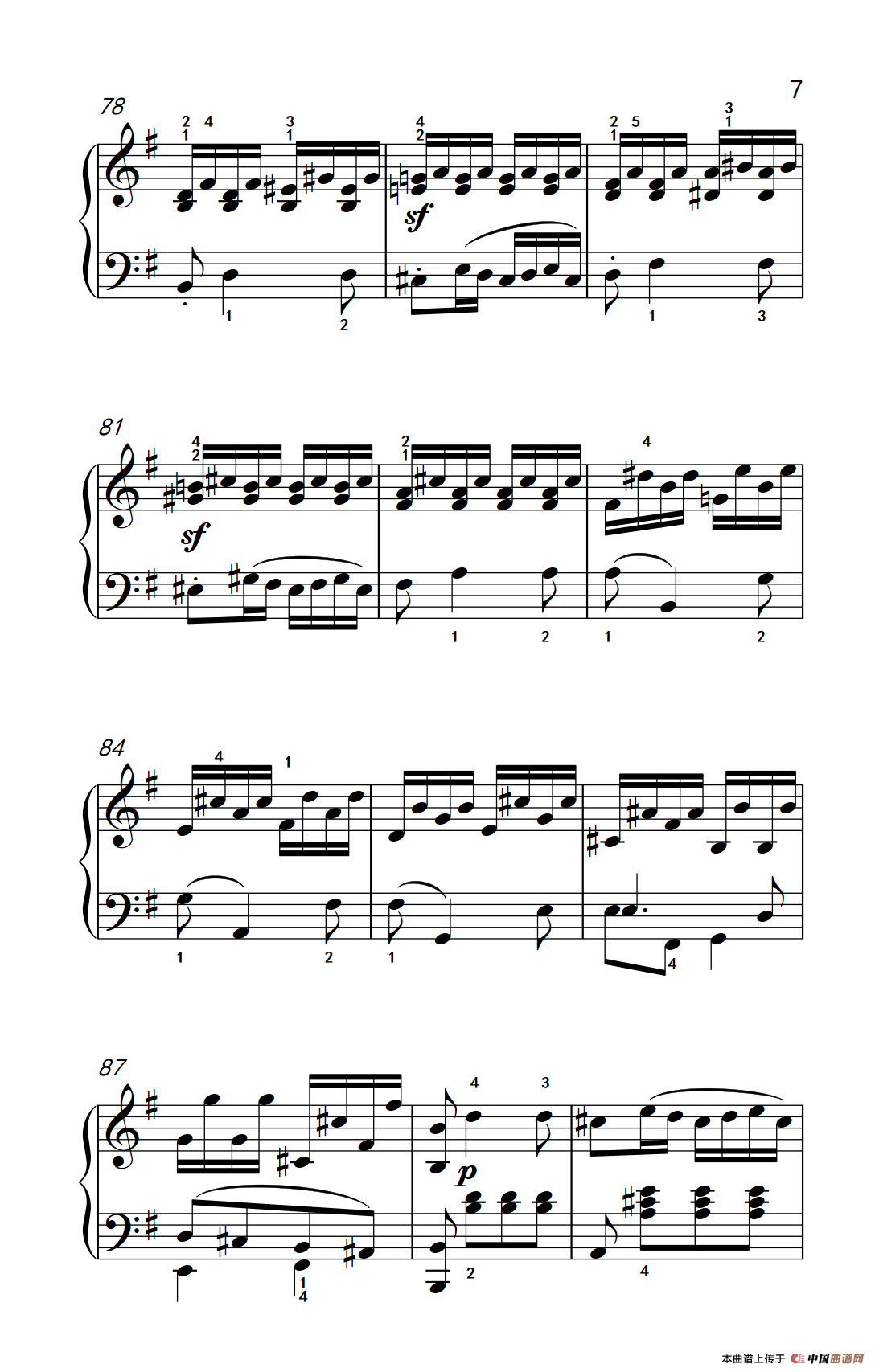 第九级2.G大调奏鸣曲 第一乐章 Op.31 No.1（中央音乐学院 钢琴（业余）考级教程 7-9级）