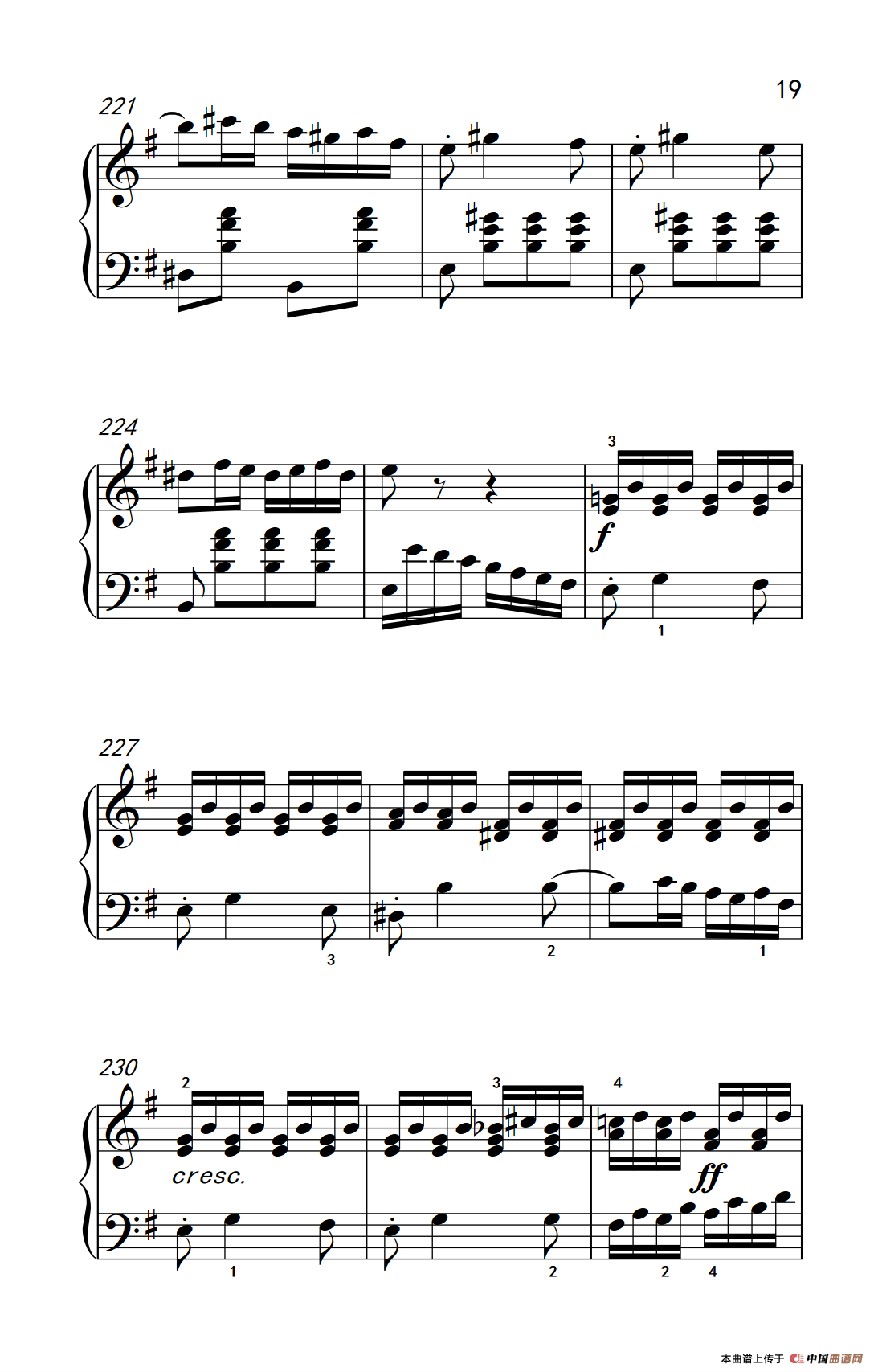 第九级2.G大调奏鸣曲 第一乐章 Op.31 No.1（中央音乐学院 钢琴（业余）考级教程 7-9级）