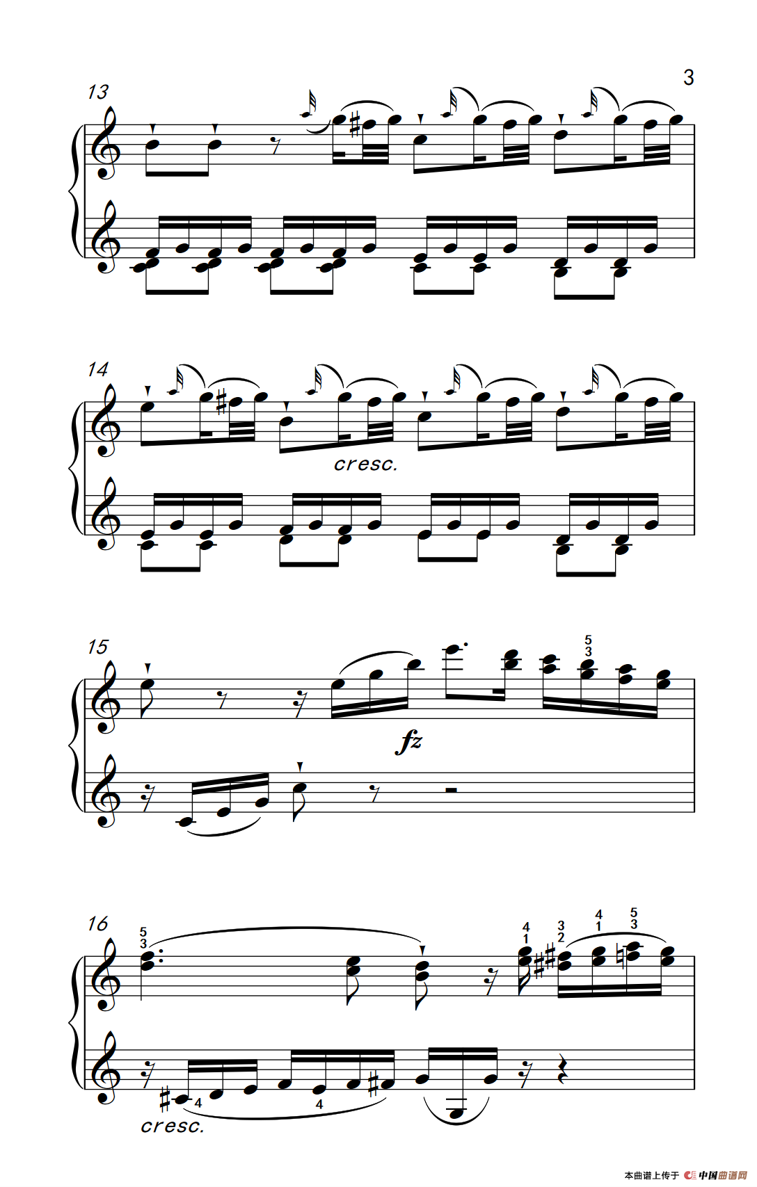 第九级1.C大调奏鸣曲 第一乐章 Hob.XVI 50（中央音乐学院 钢琴（业余）考级教程 7-9级）